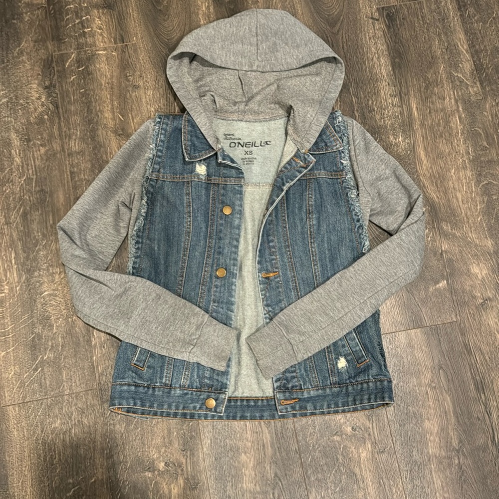 Neil denim hoodie jacket